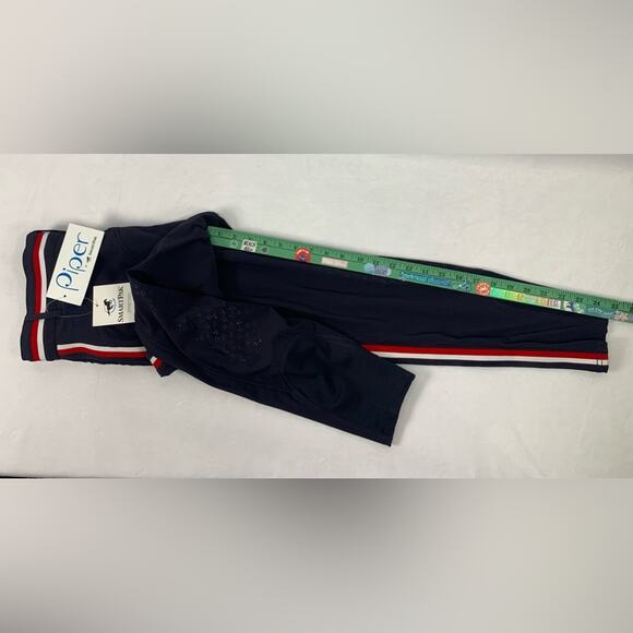 Piper Equestrian Riding Pants High Waist Horseback Full Seat Breeches Size 32 R - Picture 7 of 14